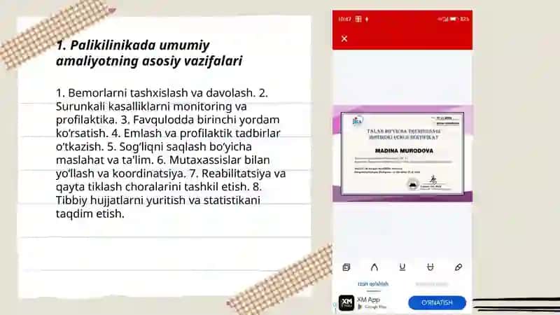 Palikilinikada UMMUMIY AMALIYOT 3
