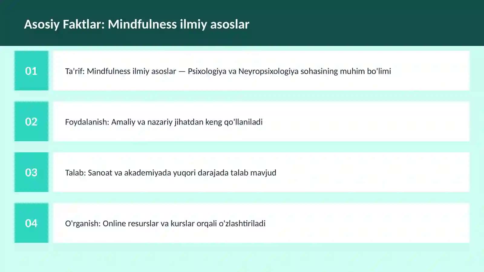 Mindfulness ilmiy asoslar 3