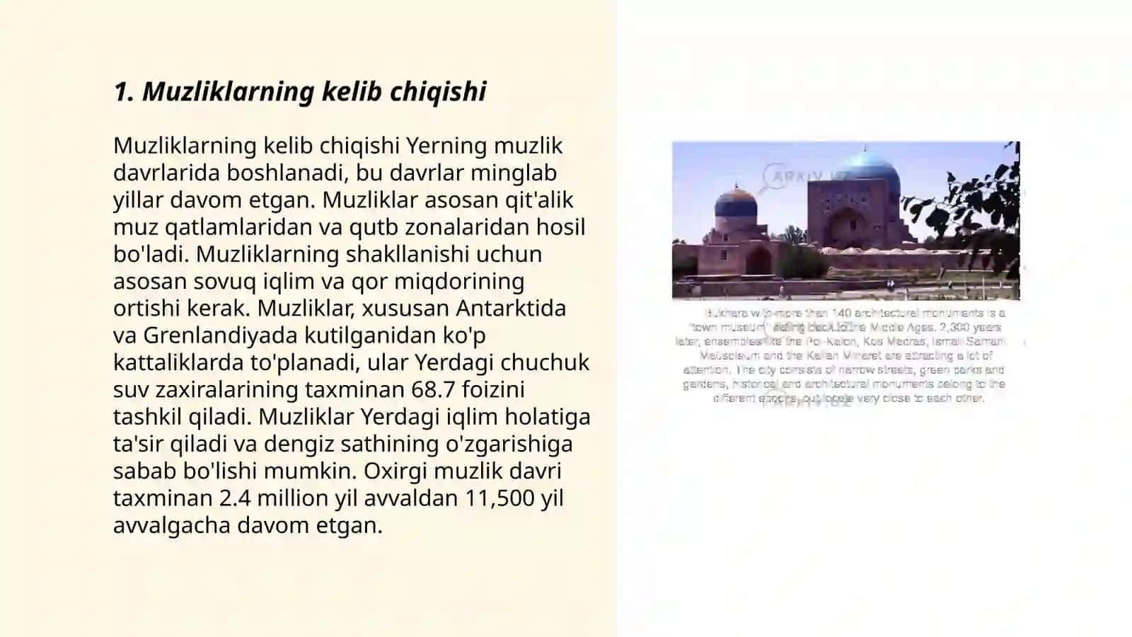 O'zbekiston muzliklari 3