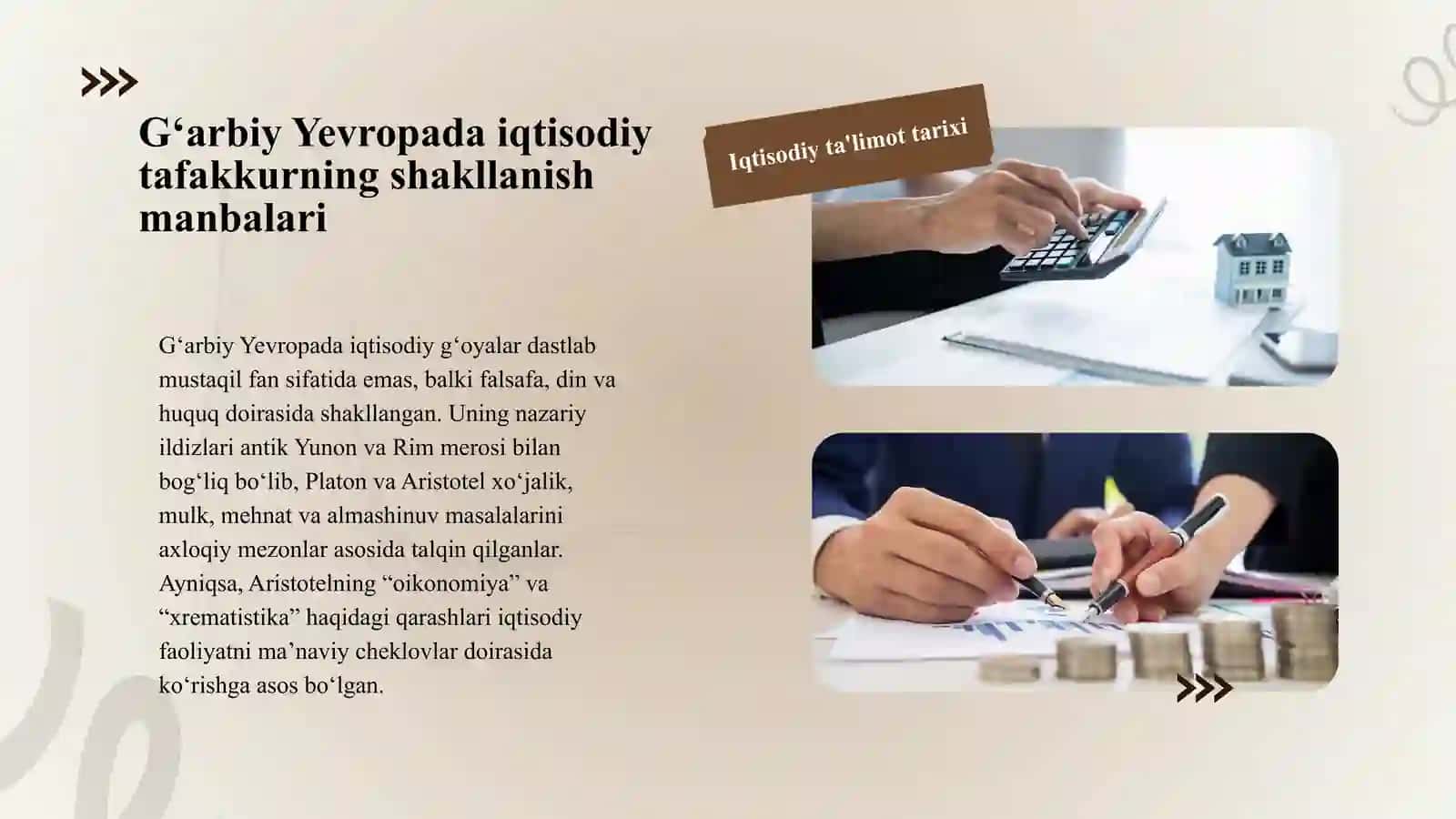 G’arbiy Yevropadagi iqtisodiy g’oyalar 3