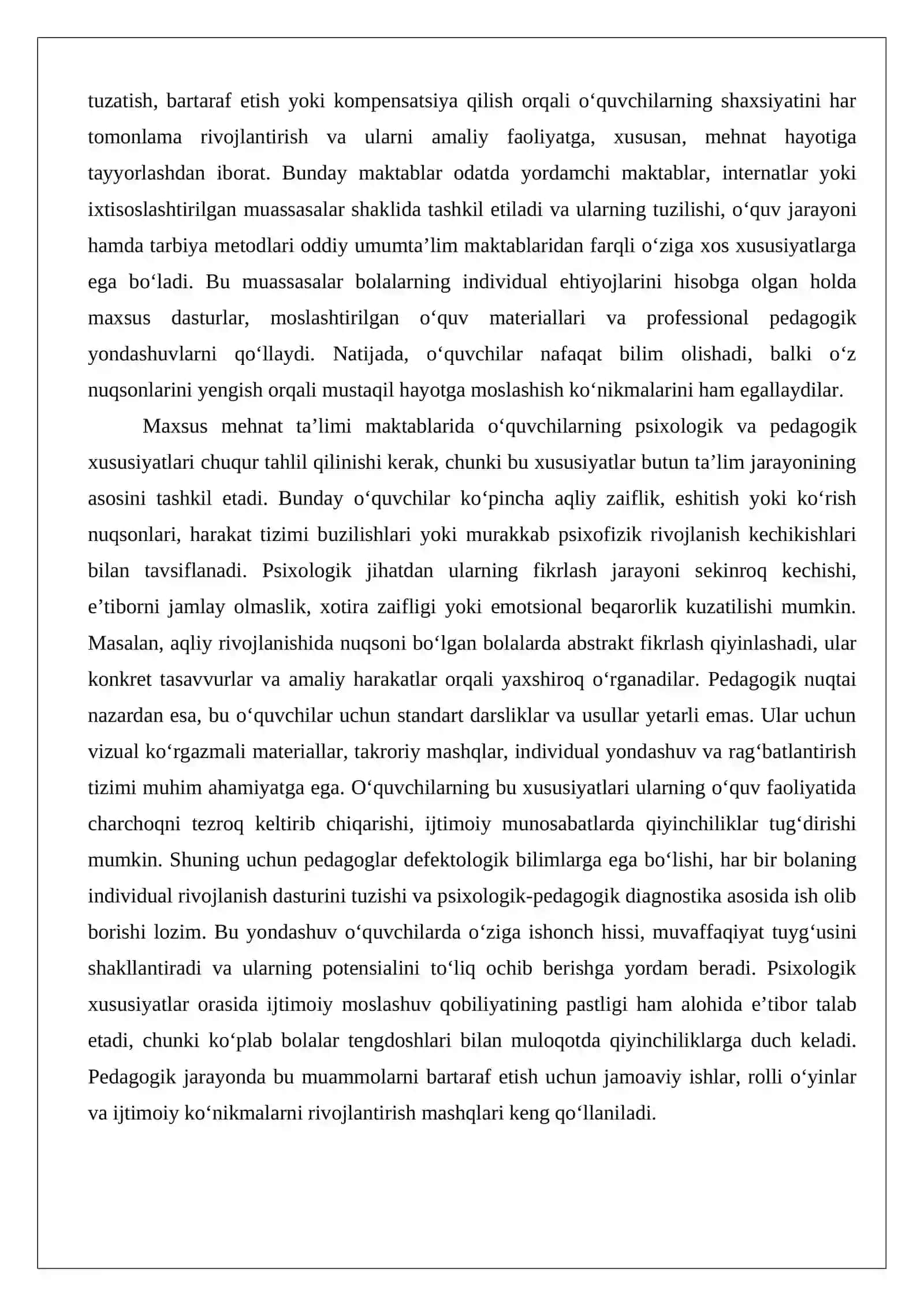 Maxsus mehnat ta'limi maktabi o‘quvchilarini ijtimoiy hayotga tayyorlashning ahamiyati 3