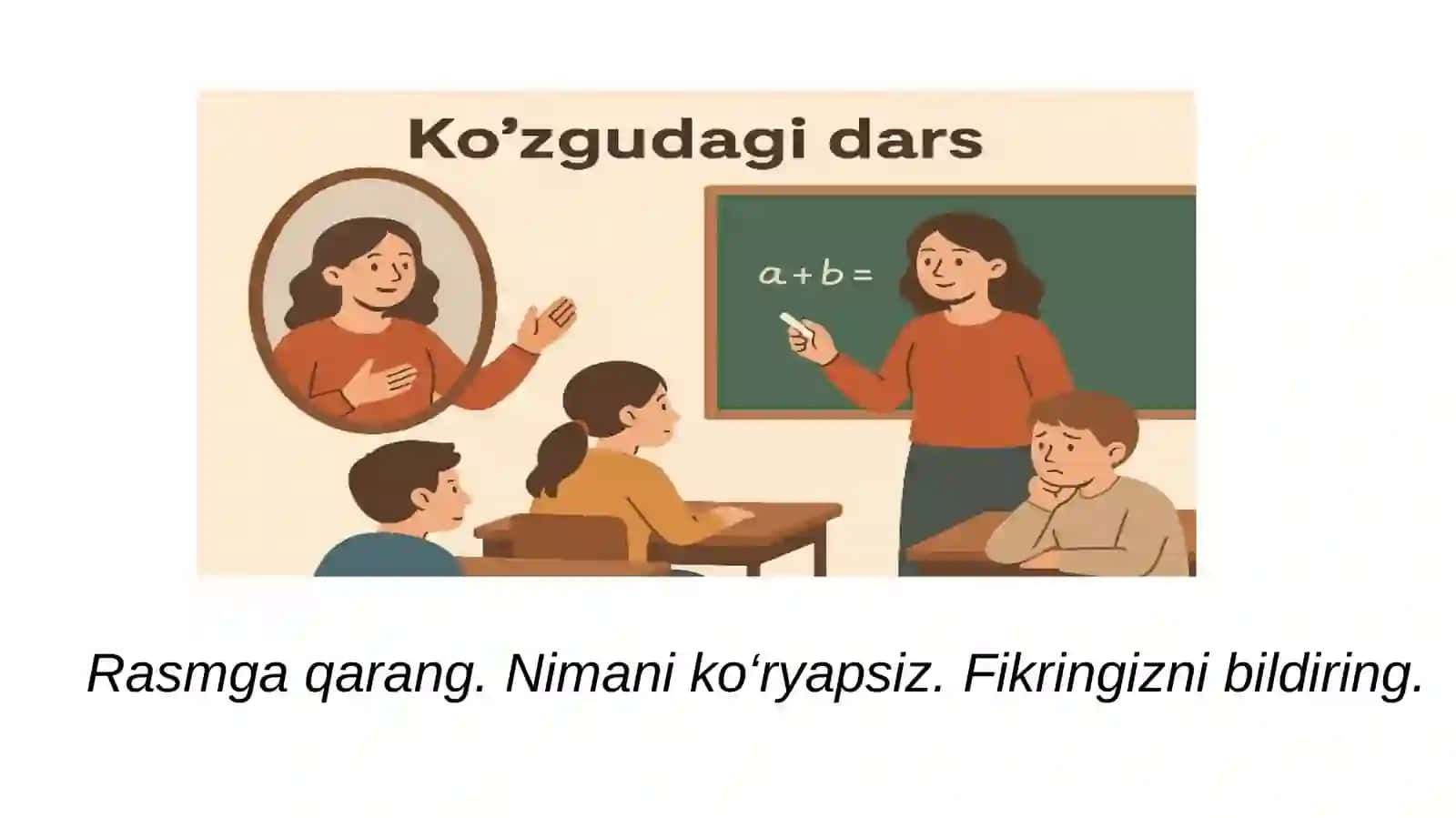 Dars amaliyotini kuzatish va reflektiv tahlil qilish 3
