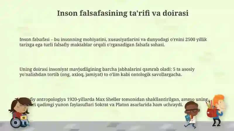 Inson falsafasi ( Falsafiy antropologiya) 3