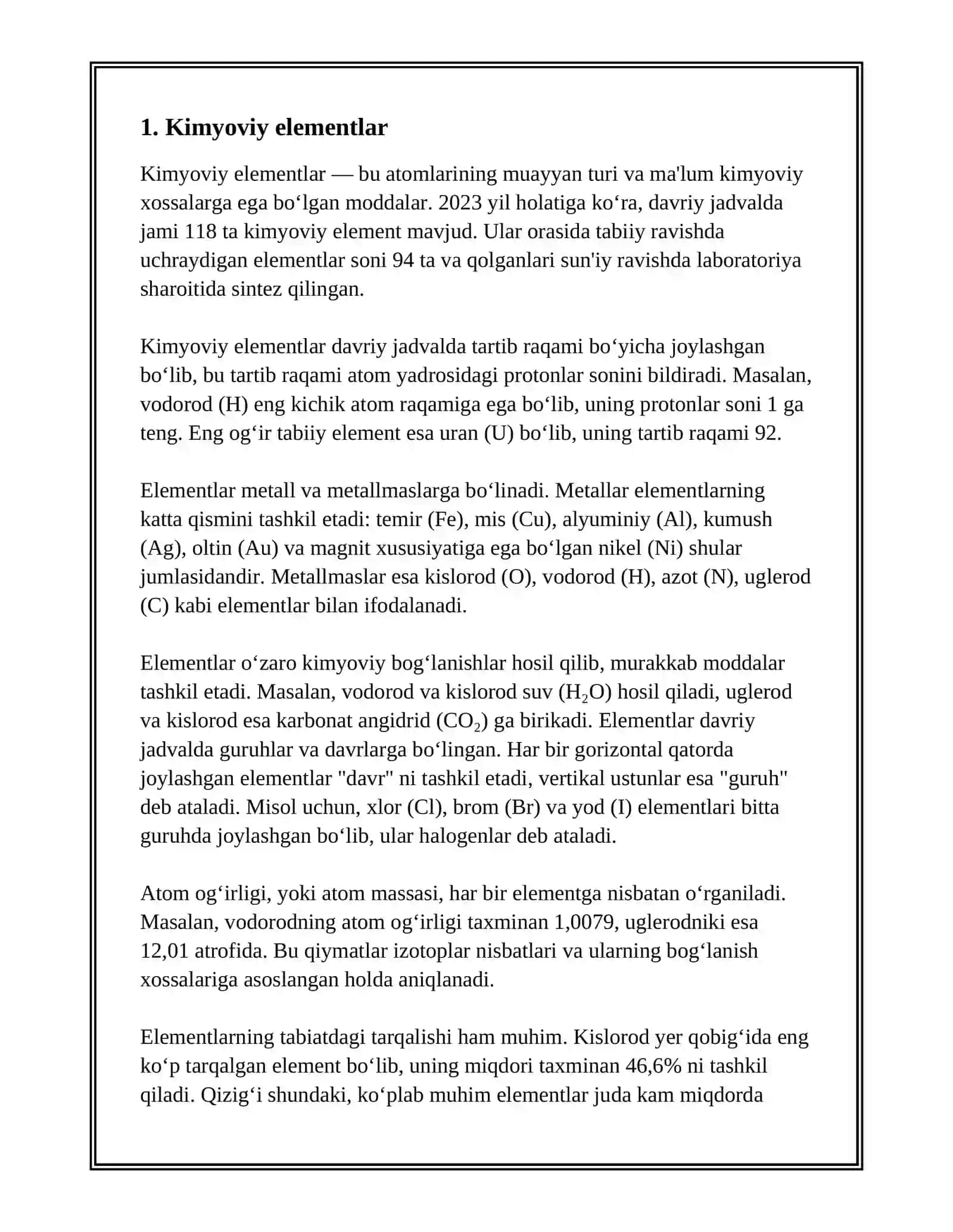 KIMYOVIY BIRIKMALARNING MUHIM SINFLARI 3