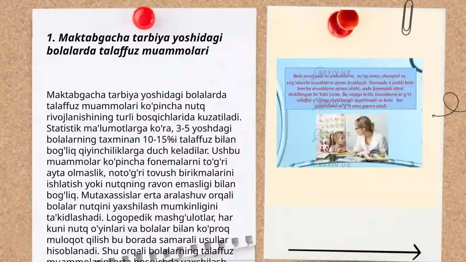 Nutqning fonetik tomonini shakllanish xususiyatlari 3