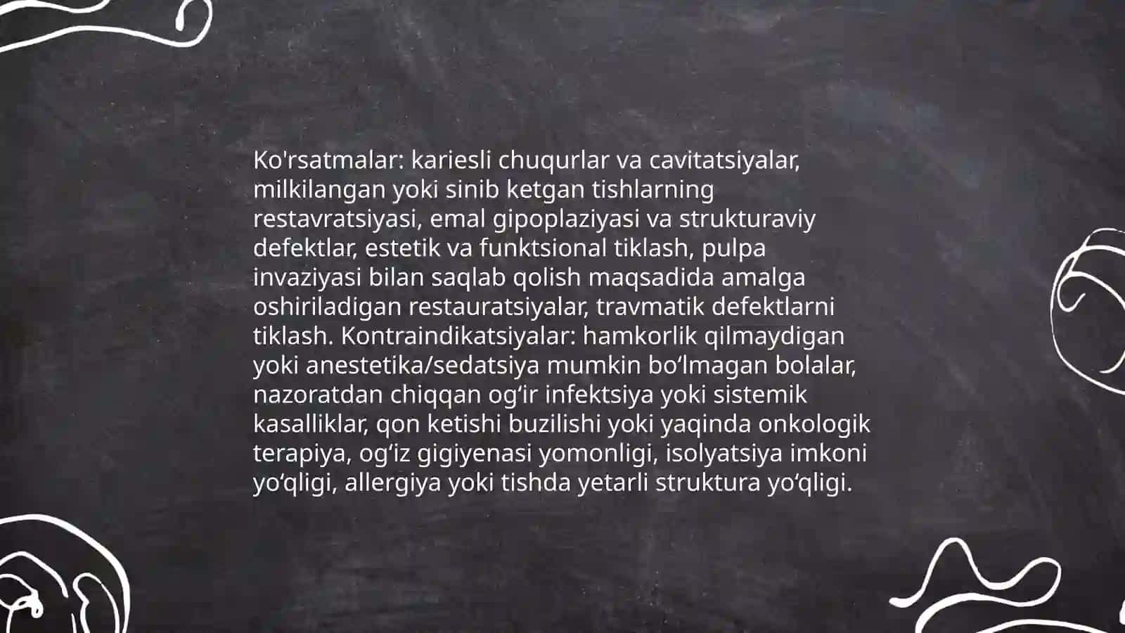 Bolalarda tishlarni restavratsiya qilish: o‘ziga xosligi va yondashuvlar 3