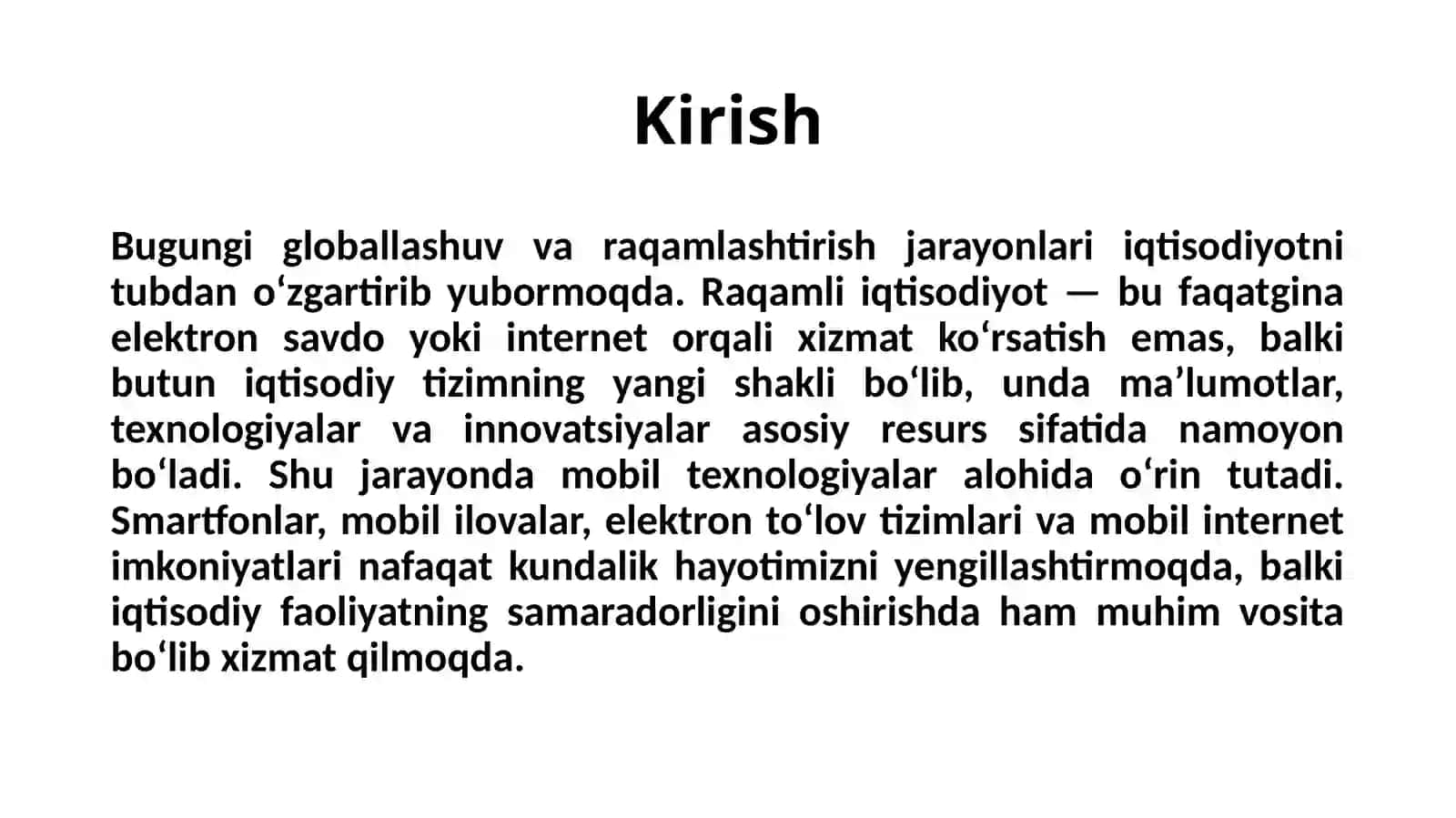 Raqamli iqtisodiyotda mobil texnologiyalarning roli 3