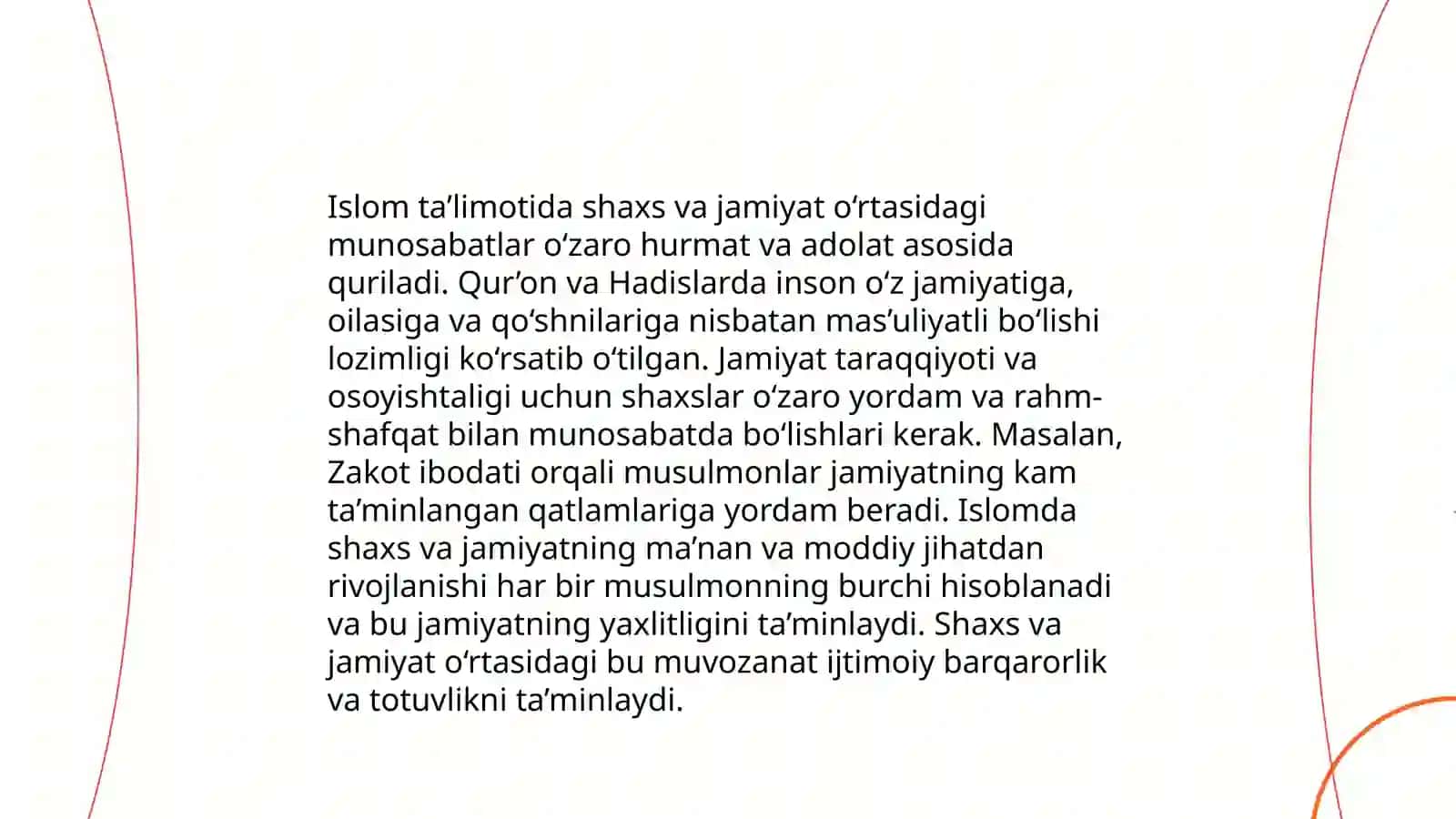 Islom ta’limotida shaxs va jamiyat munosabatlari masalasi 3