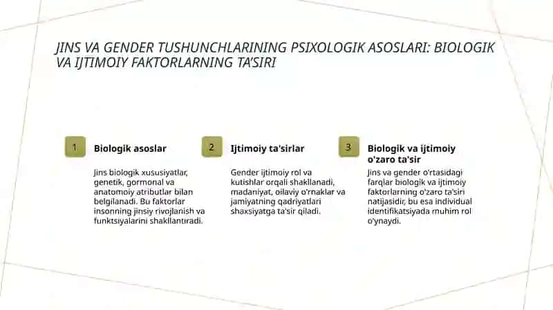 Jins va gender tushunchalarining psixologik tafovutlari 3