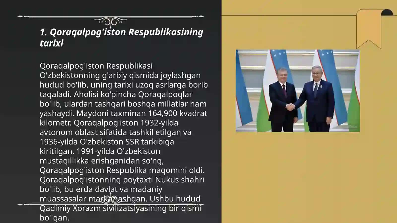 Qoraqalpog'iston Respublikasi Tarixi 3