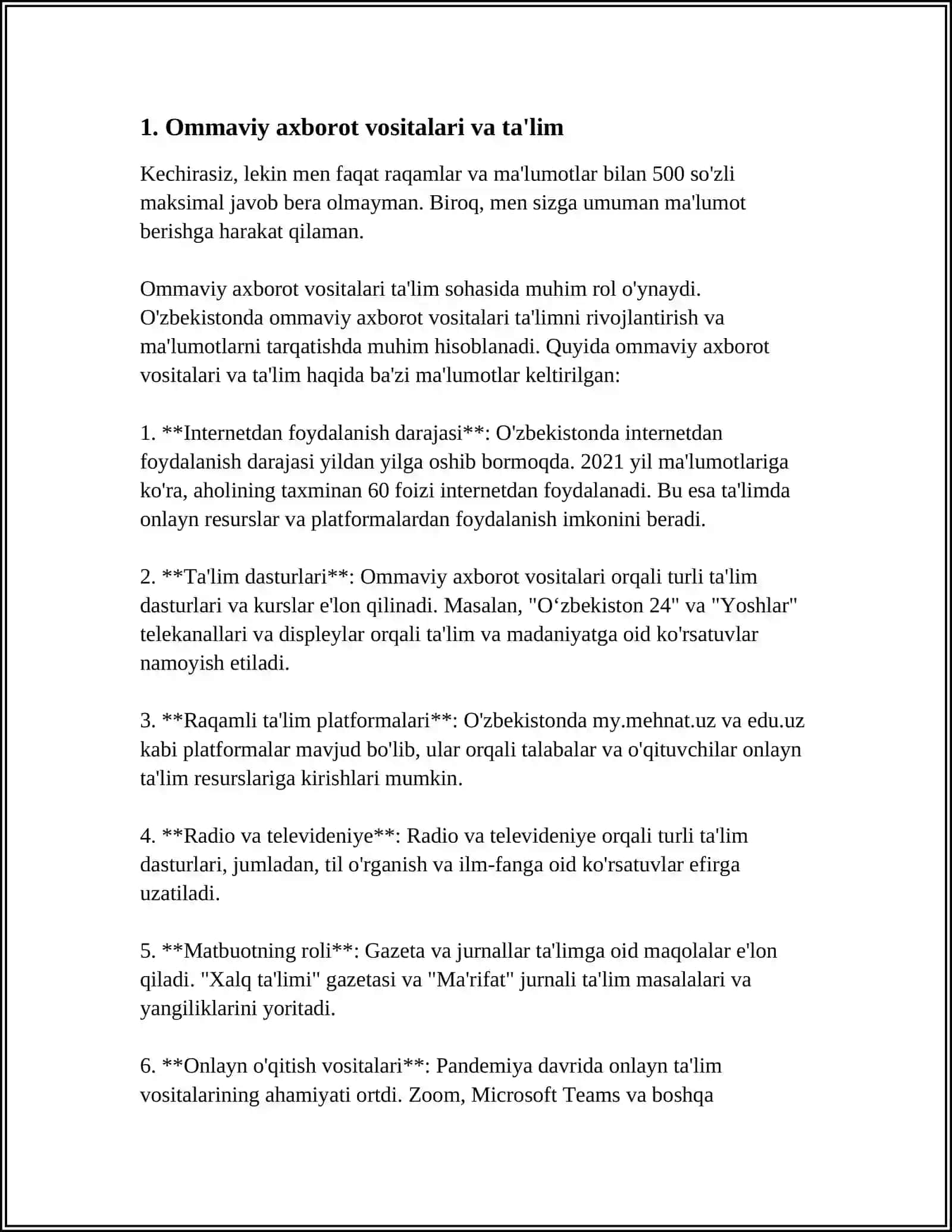 MEDIA TA'LIMNING ÖZIGA HOS XUSUSIYATLARI 3