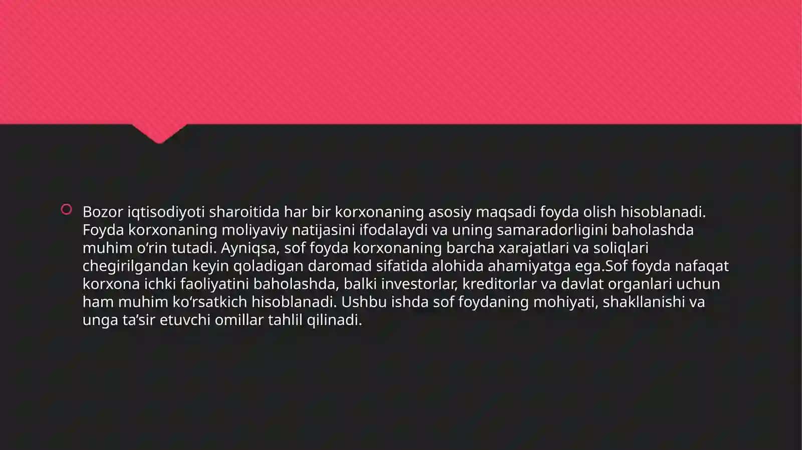 Soffoyda va unga tasir etuvchi omillar tahlili 3