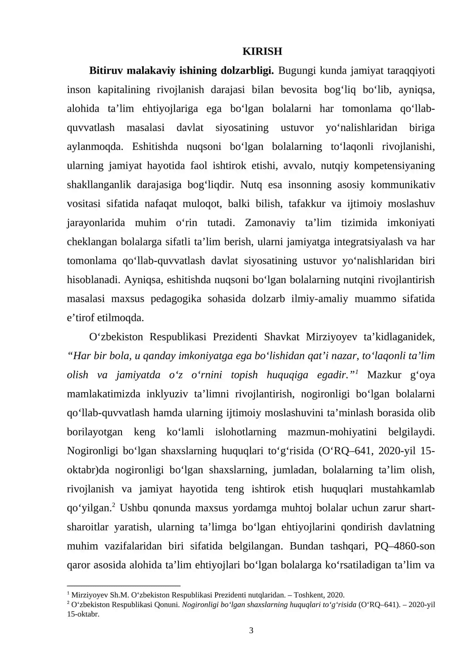 Eshitishida nuqsoni bo’lgan bolalarning nutqini rivojlantirishda interfaol metodlar 3