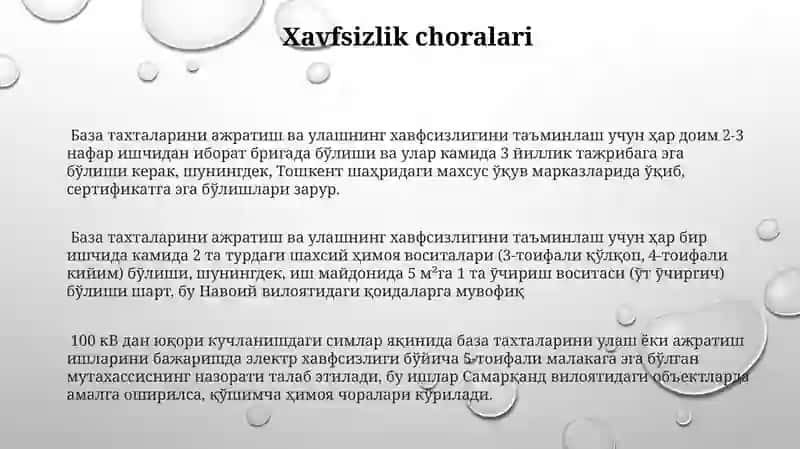 Davolovchi va ajratuvchi tagliklar 3