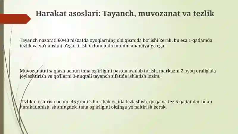 Basketboloʻyinidaharakatlanishvatoʻpniboshqarishtexnikasinioʻrgatish 3