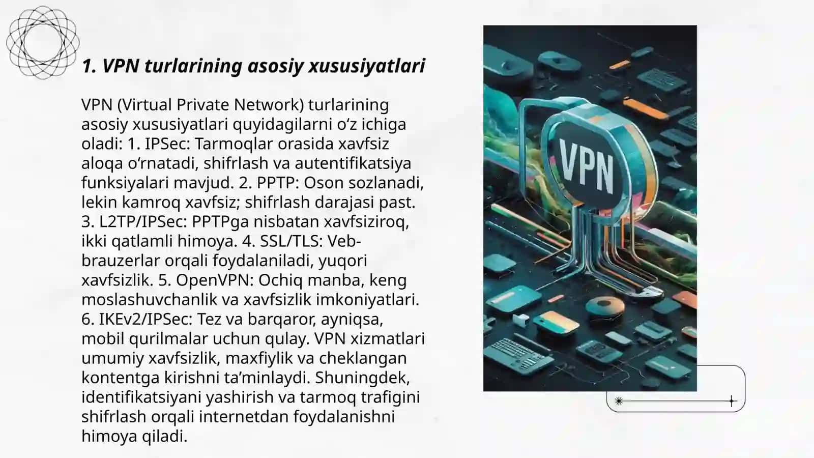 VPN turlarining xususiyatlari va vazifalari 3