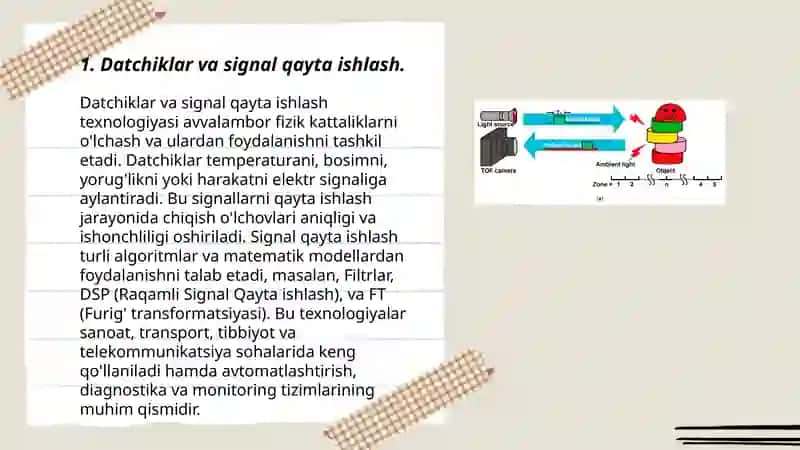 Sinsor signallarning oʻzaro aloqadorligi 3