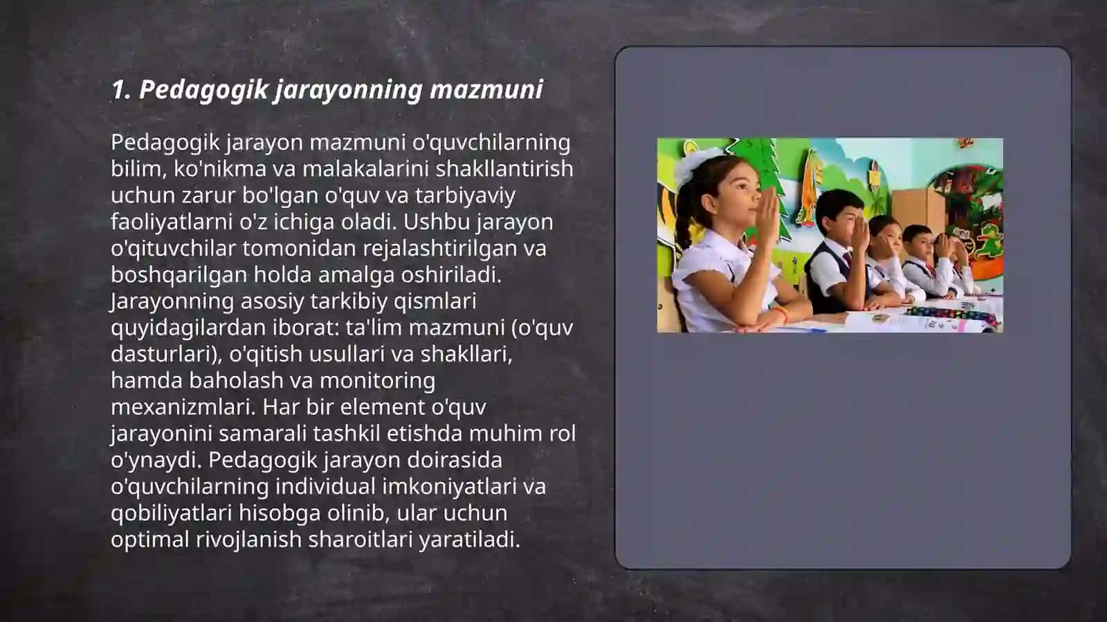 Oʻquvchilar jamoasi-yagona pedagogik jarayonning asosiy shakli 3