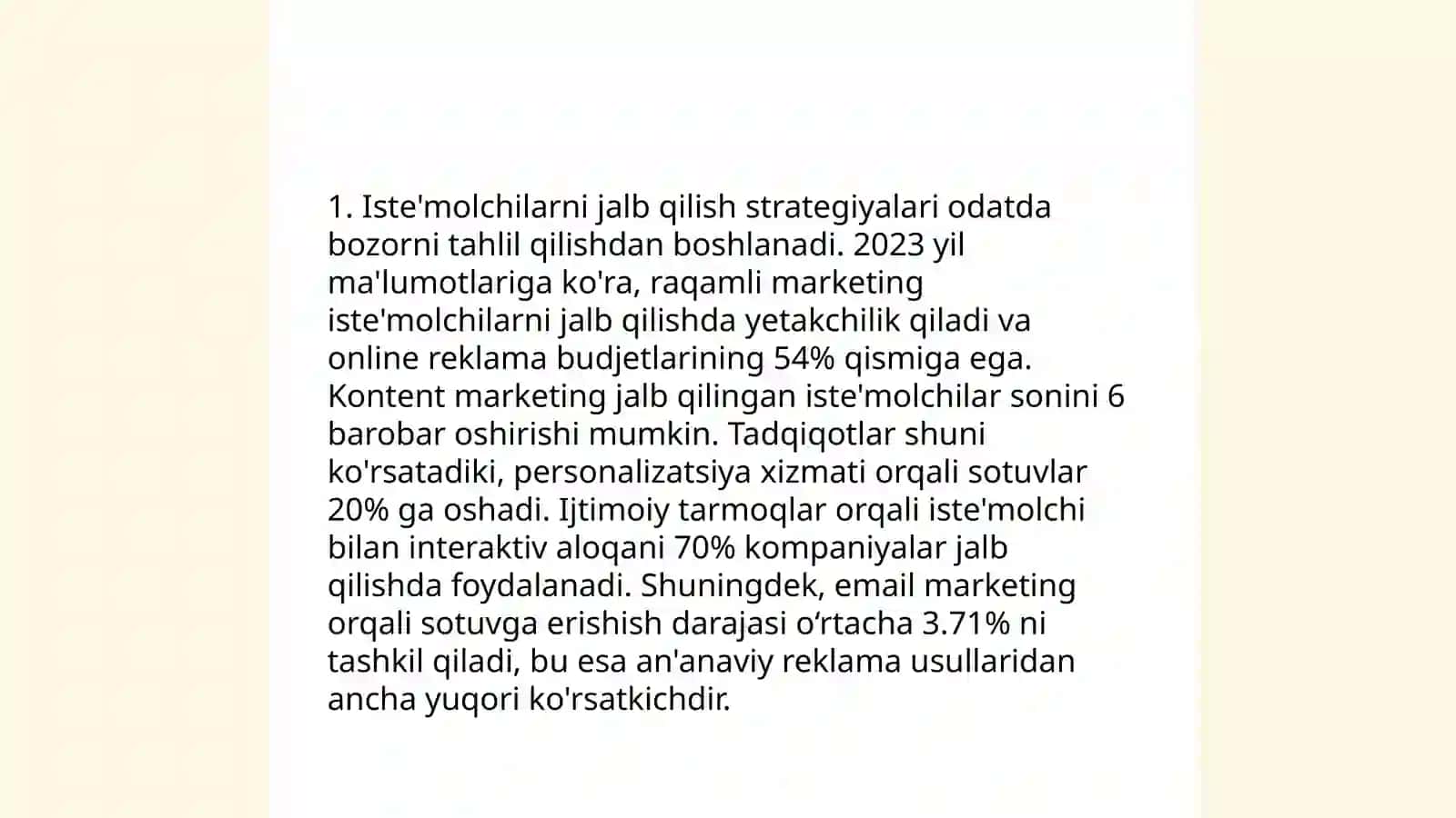 Iste'mol talabini oshirish 3