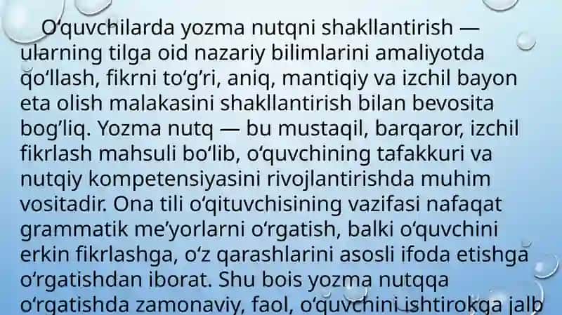 Boshlang‘ich sinf o‘quvchilarini yozish kompetensiyalarini shakllantirish.pptx 3