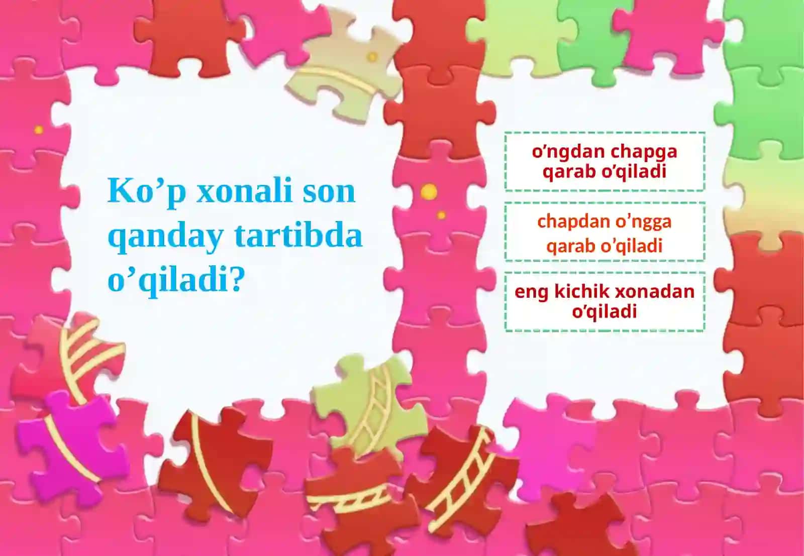 4-sinf Matematika fanidan test sinovi slayd 3