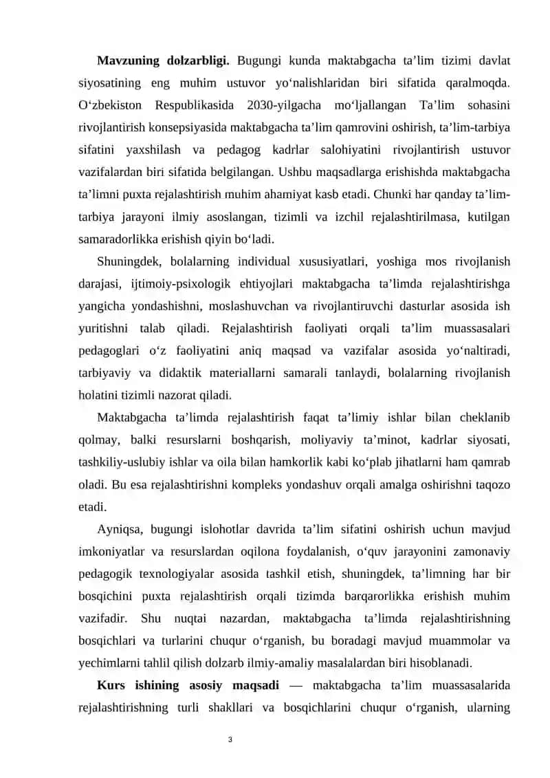 Rejalashtirishning asosiy bosqich va turlari 3