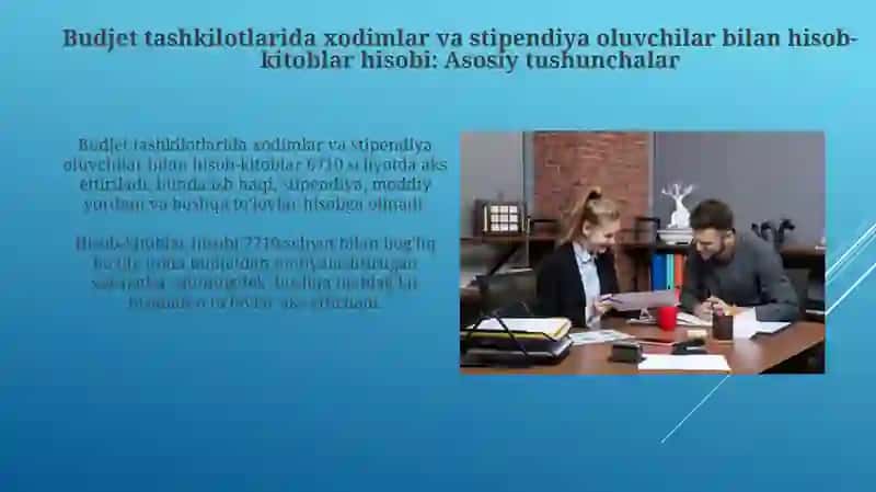 Budjet tashkilotlarining xodimlarini va stipendiya oluvchilar bilan hisob-kitob qilish 3