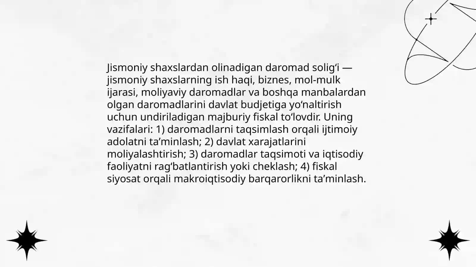 Jismoniy shaxslardan olinadigan daromad solig‘i 3