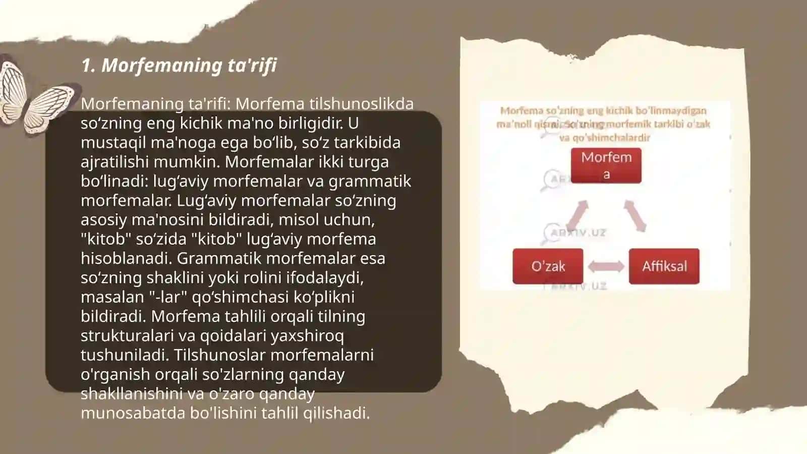Morfema va uning turlari 3