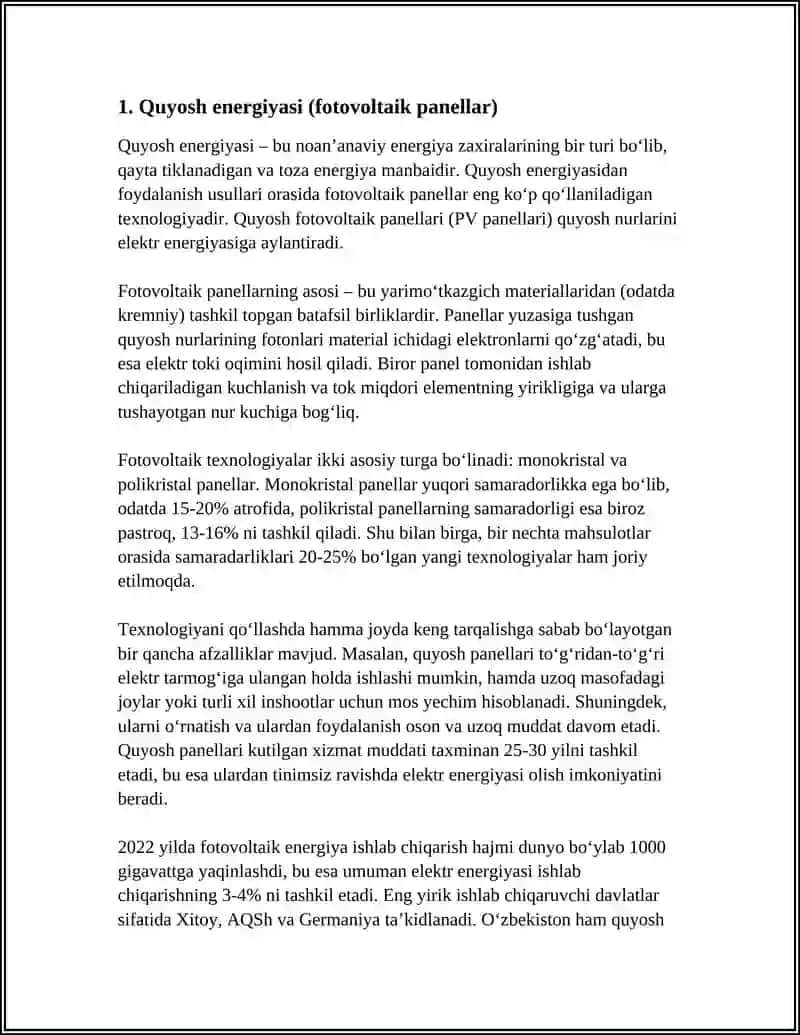 NOANANAVIY ENERGIYA ZAHIRALARI 3