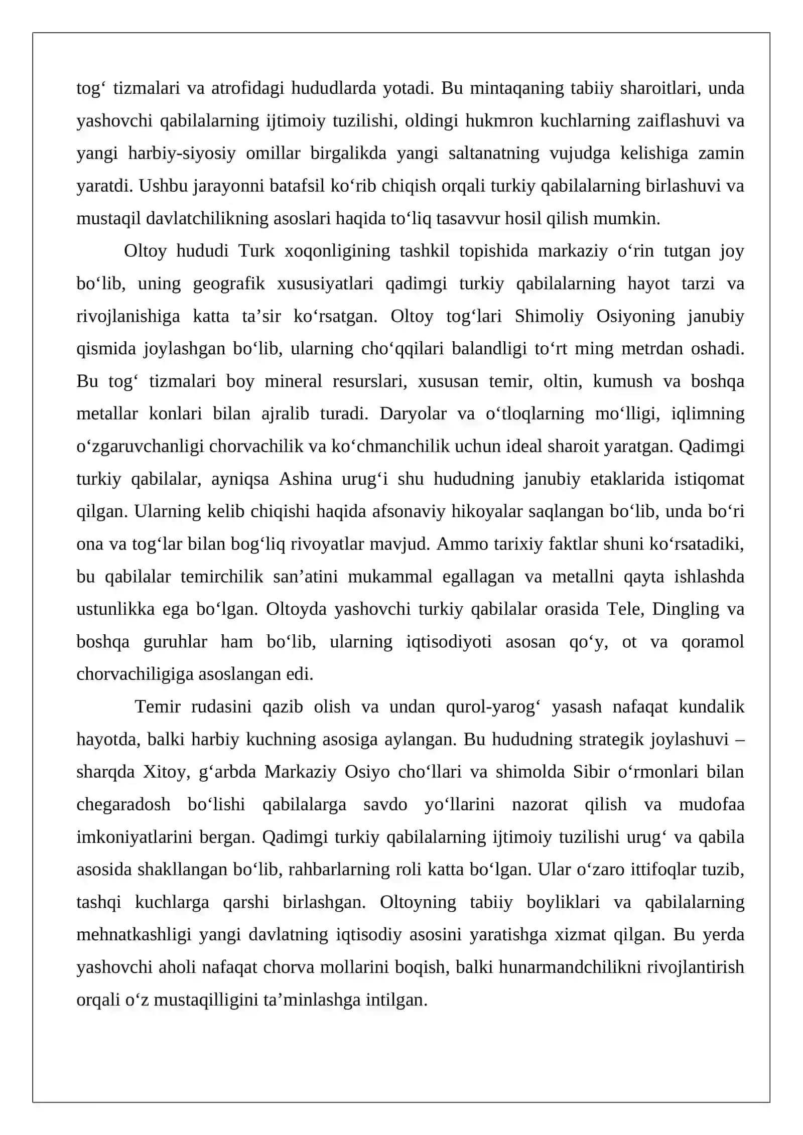Turk xoqonligining tashkil topishi 3