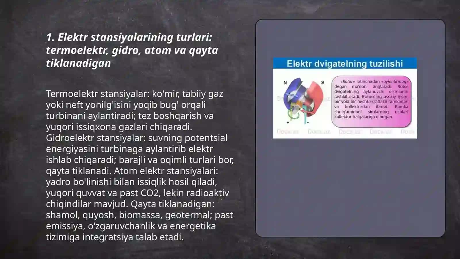 Elektrastansiyalar haqida 3