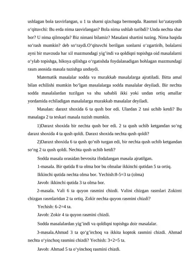 Matematika Darslarining O'quvchilarning Matematikaga oid Ko'nikma va Malakalarini Shakllantirishdagi Ahamiyati 3