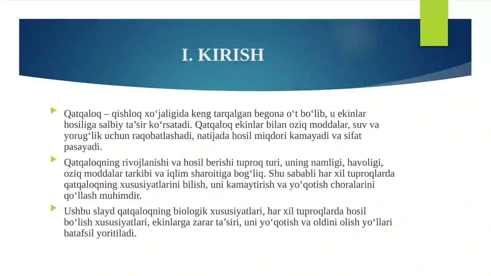 HAR XIL TUPRОQLARDA QATQALОQ HОSIL BO’LISH XUSUSIYATLARI VA UNI YO’QОTISH YO’LLARI 3