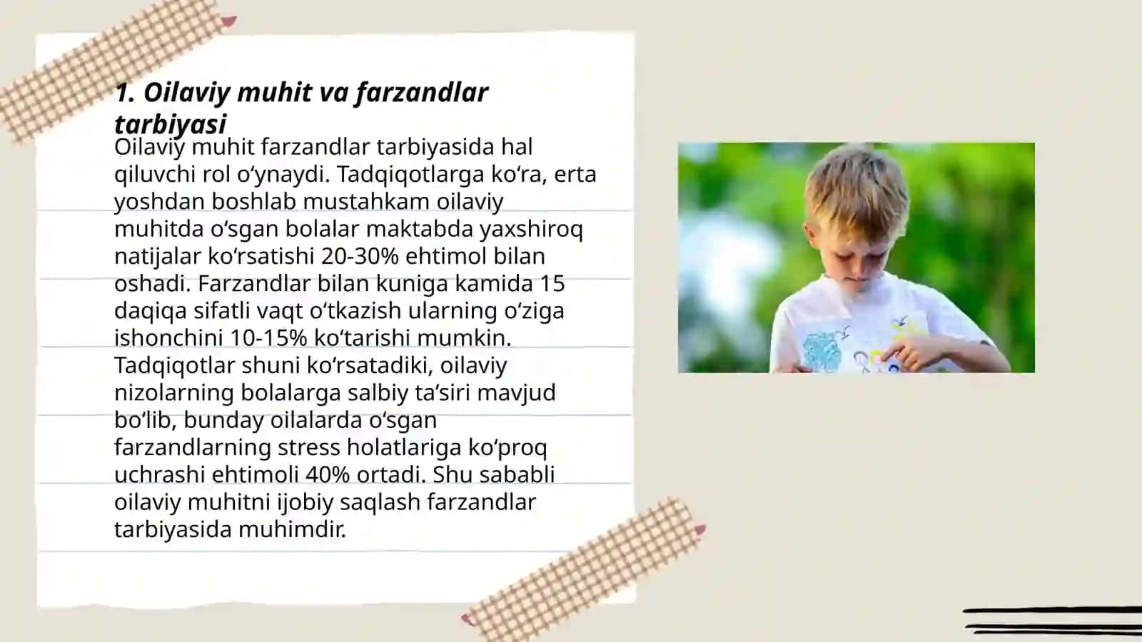 Bola rivojlanishida ijtimoiy omillar 3