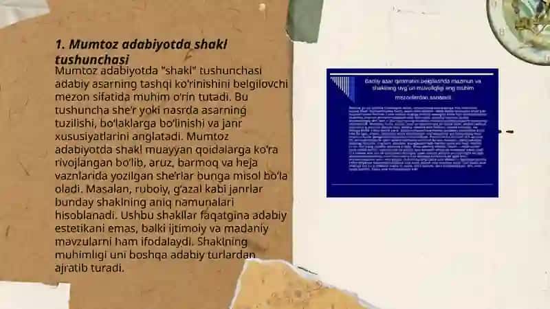 Mumtoz adabiyotda shakl va mazmun 3