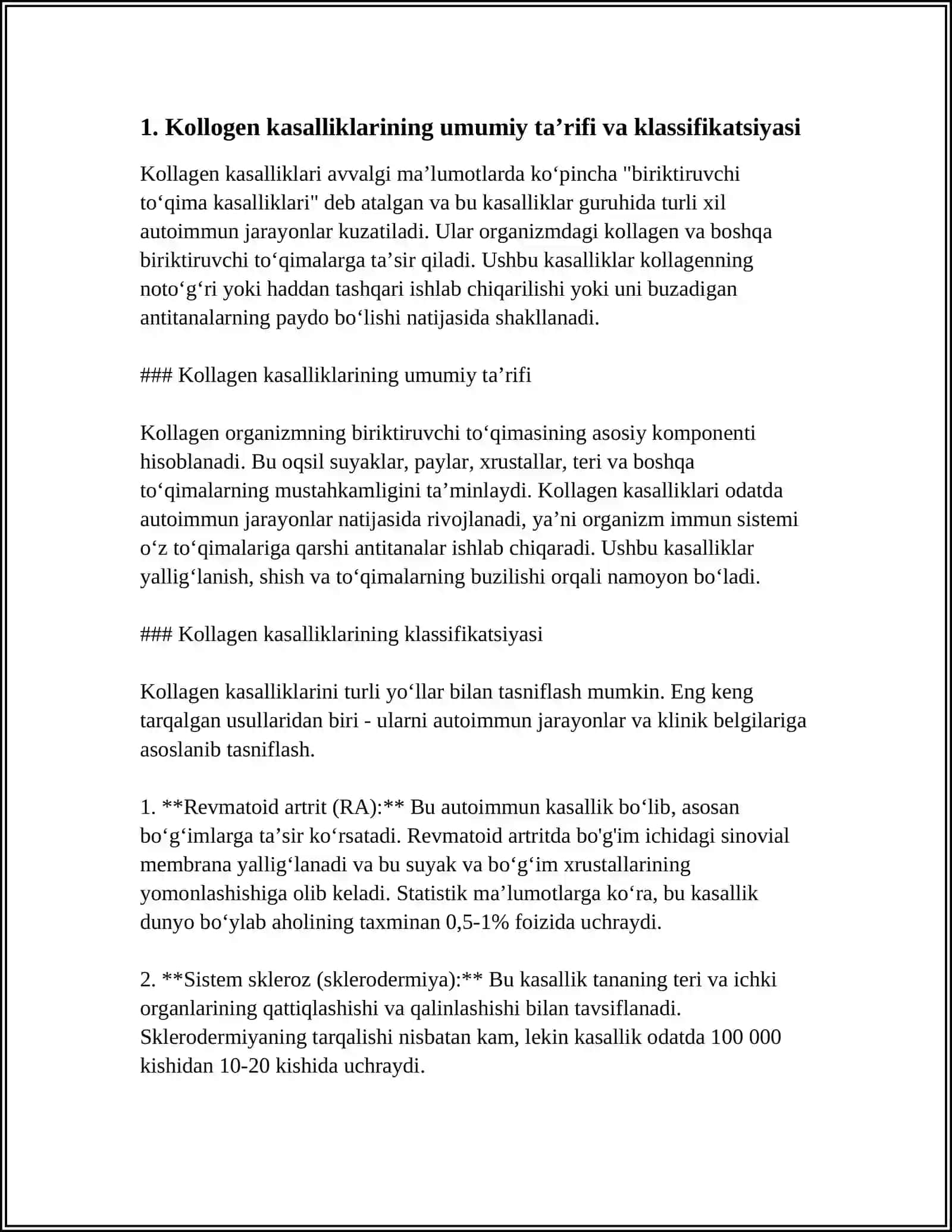 KOLLOGEN KASSALIKLARI 3