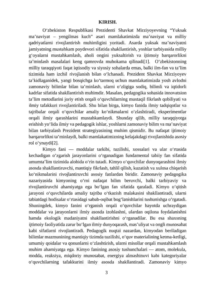 Kimyoviy reaksiya tenglamalari asosida stexiometrik hisoblash usullari 3