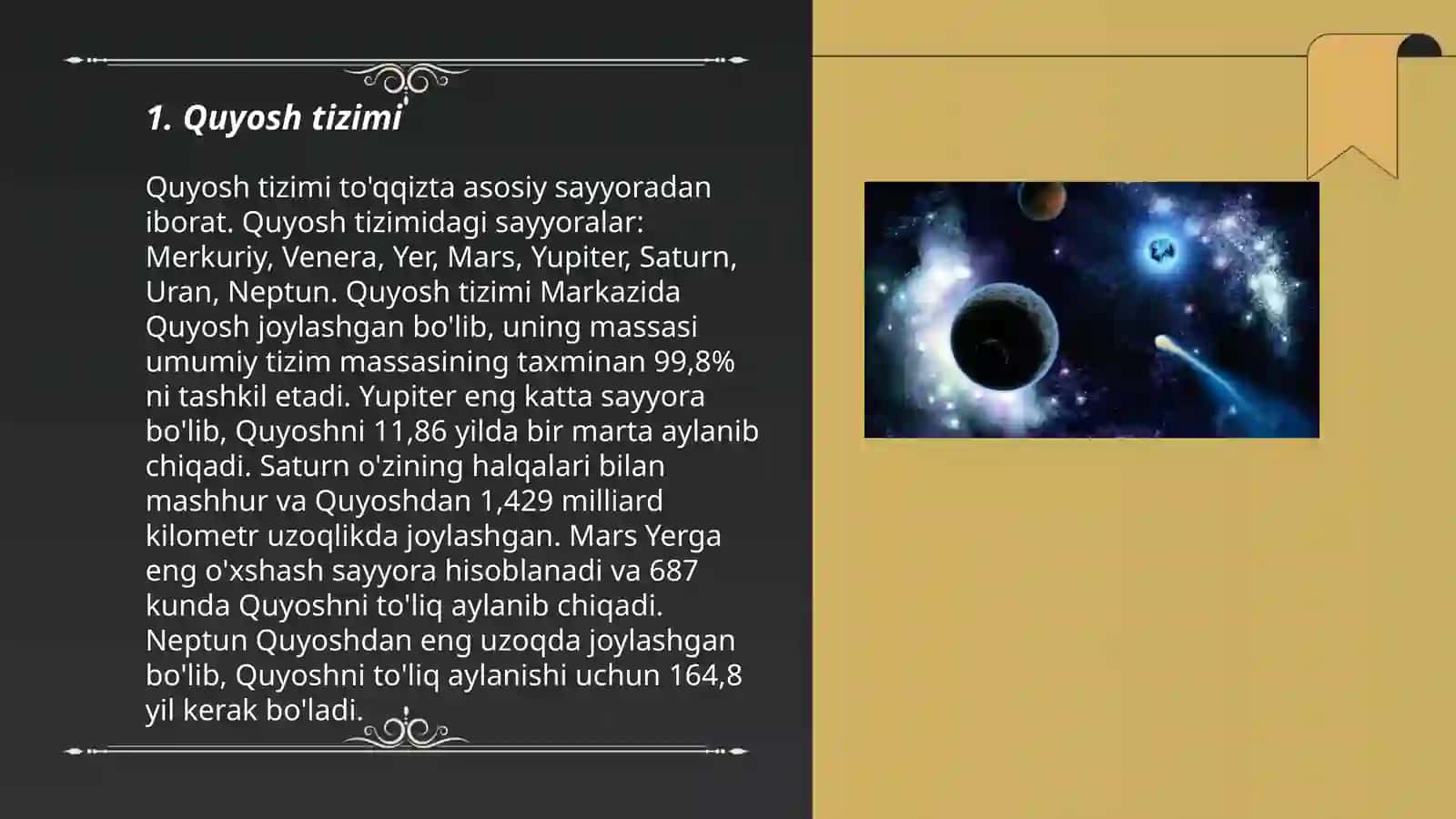 Koinot va galaktika 3