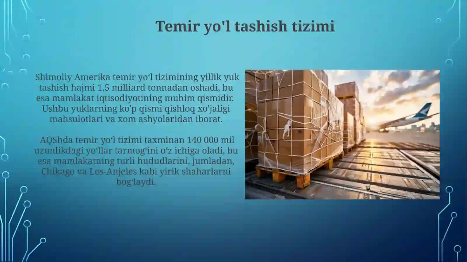 Amerika Qo'shma Shtatlaridagi Logistika Tizimi 3