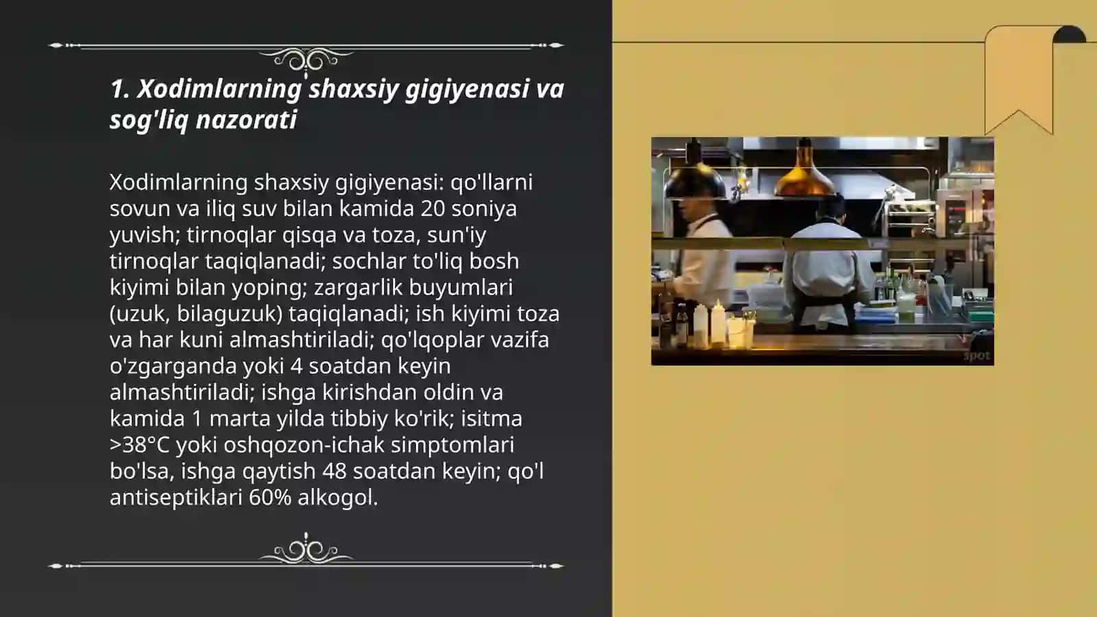Oziq-ovqatlarni saqlash va harorat rejimlari 3