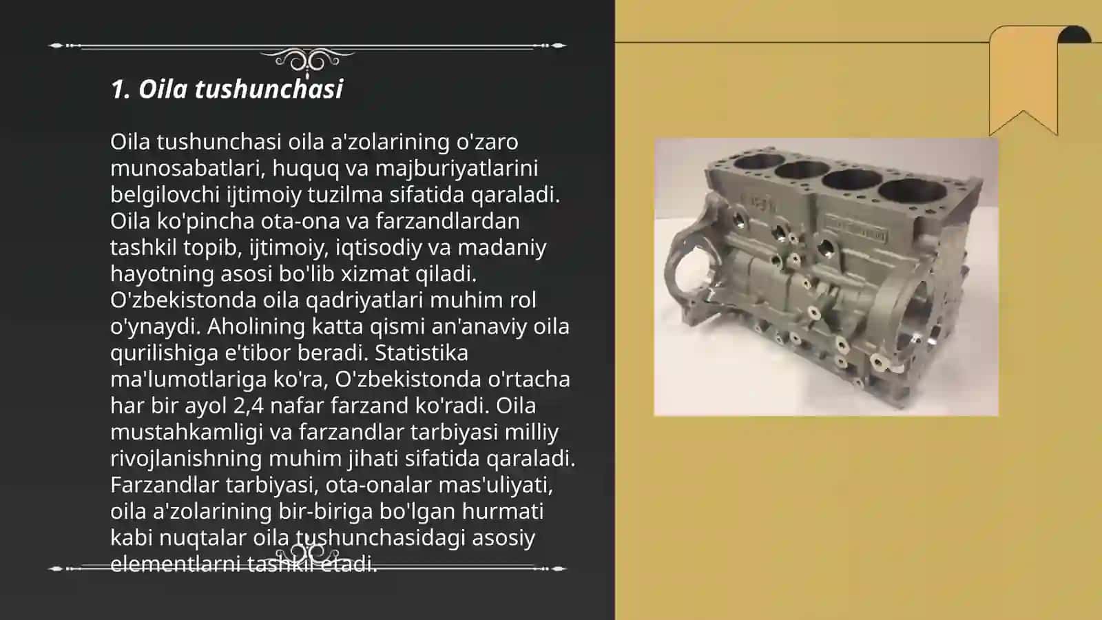 Islom huquqshunosligida oila, nikoh, taloq, idda, zihor tushunchalarini ta’riflash va taqdimot tayyorlash 3
