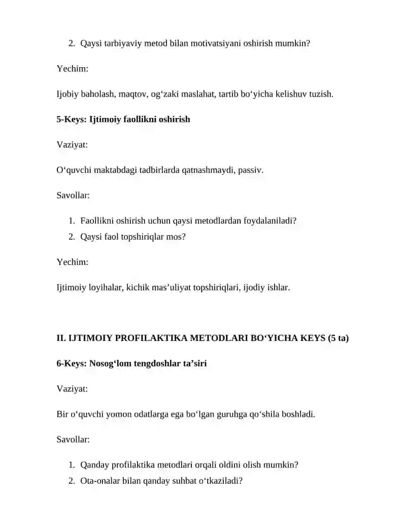 Ijtimoiy pedagogika faoliyat metodlari 3