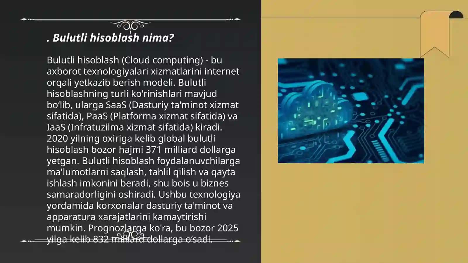 Bulutli texnologiyalar va ular bilan ishlash 3