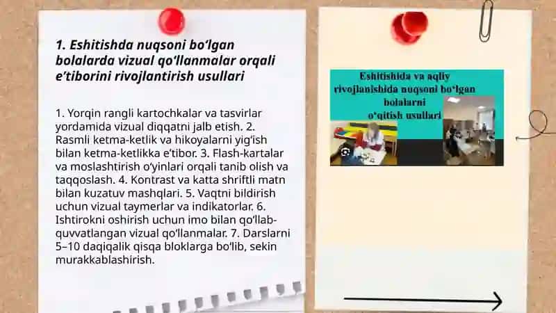 Eshitishda nuqsoni boʻlgan bolalarda aqliy faoliyatini oddiy usullarini shakillantirish 3