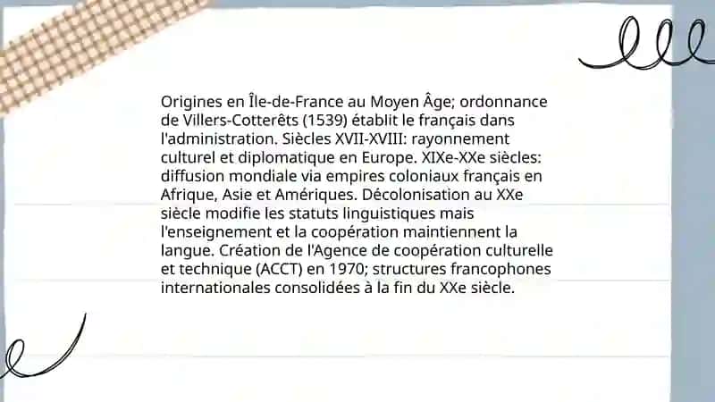 Lan langue française Dana le monde. La Francophonie 3