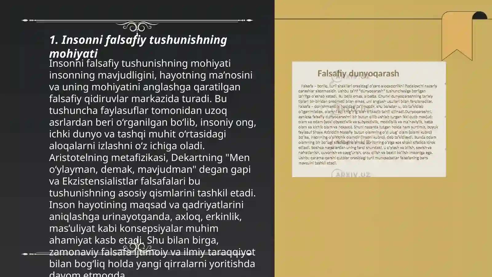 Insonni falsafiy tushunishning oʻziga xos xususiyatlari 3