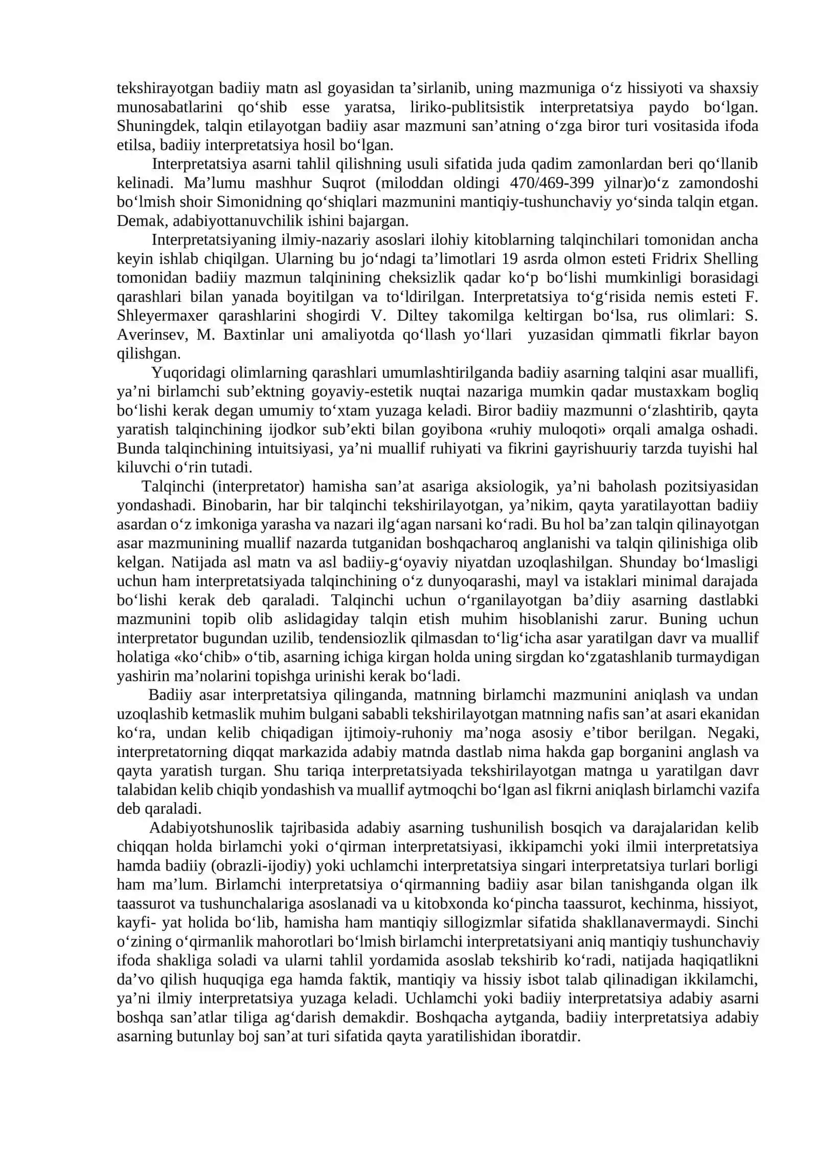 Adabiyotshunoslik metodolgiyasi va falsafiy dunyoqarash muammosi 3