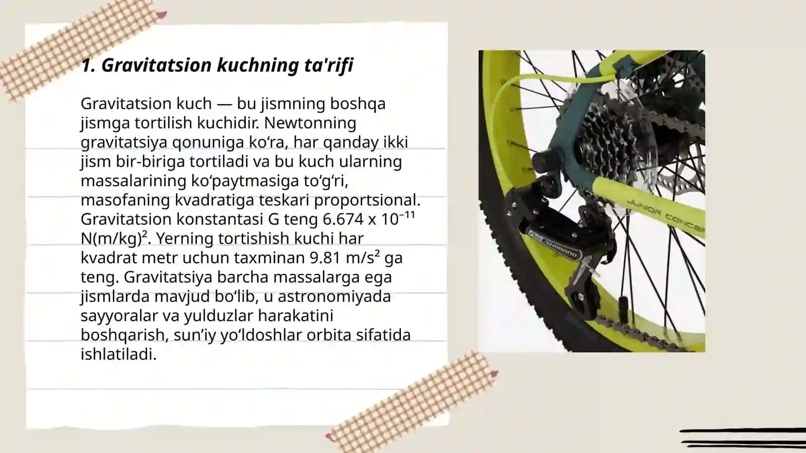 Gravitatsion kuch va uning tabiati 3