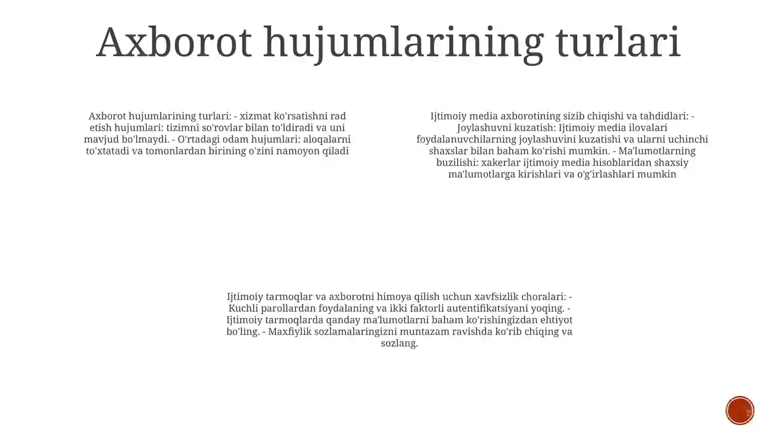 Ijtimoiy Tarmoqlarda Axborot Xurujlari Va Tahdidlari 3